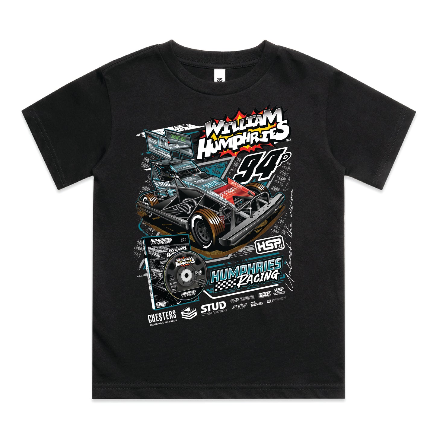 94p William Humphries Tee (Kids)