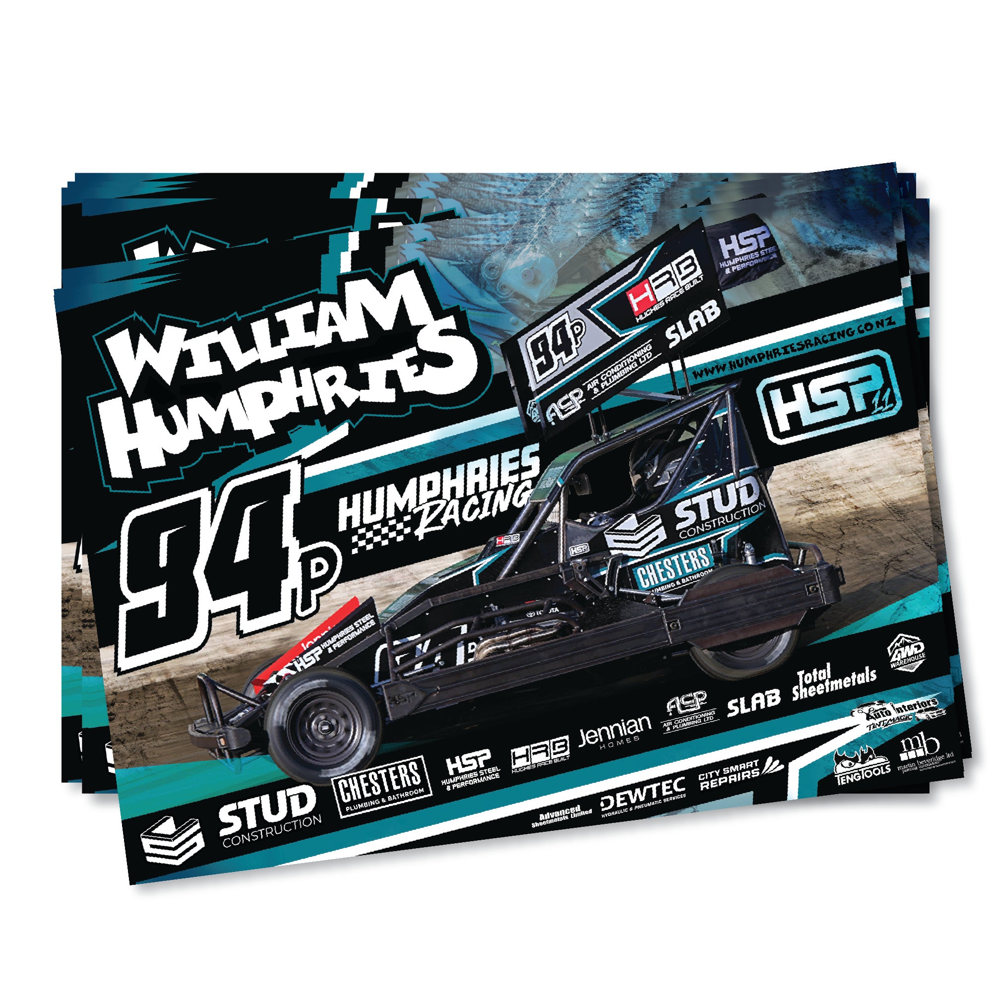 Humphreys Racing 2025/2026 Humphries Racing Poster