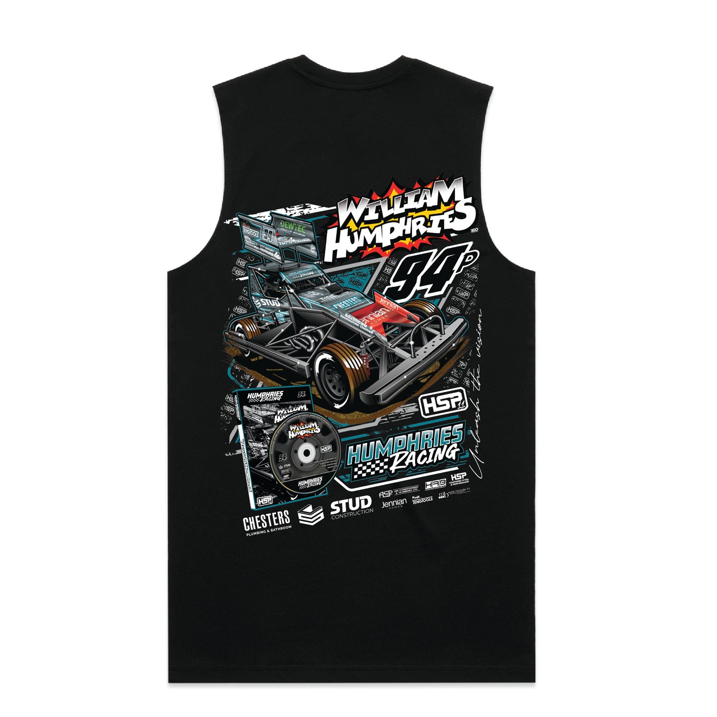 94p William Humphries Singlet (Mens)