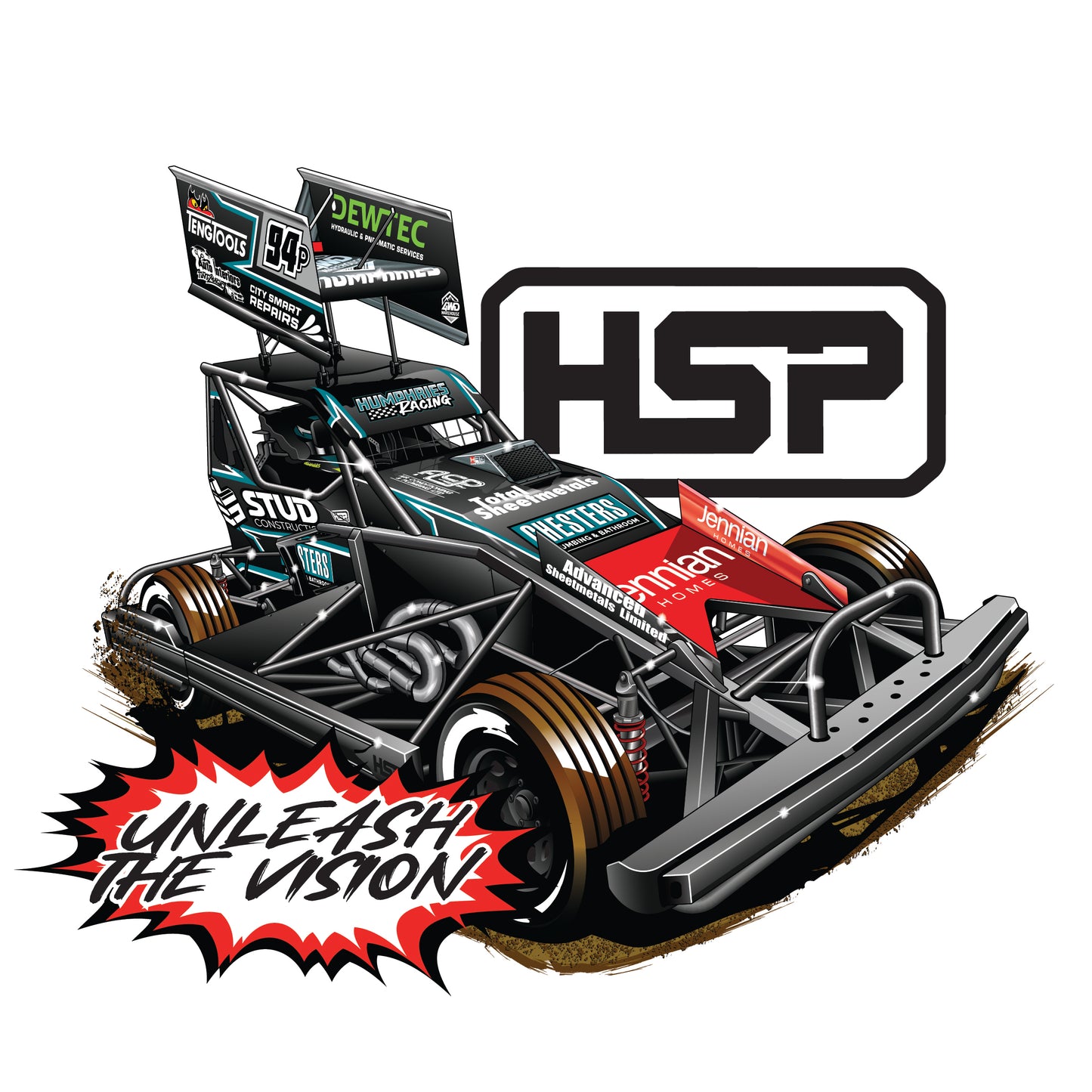 Unleash the Vision Sticker